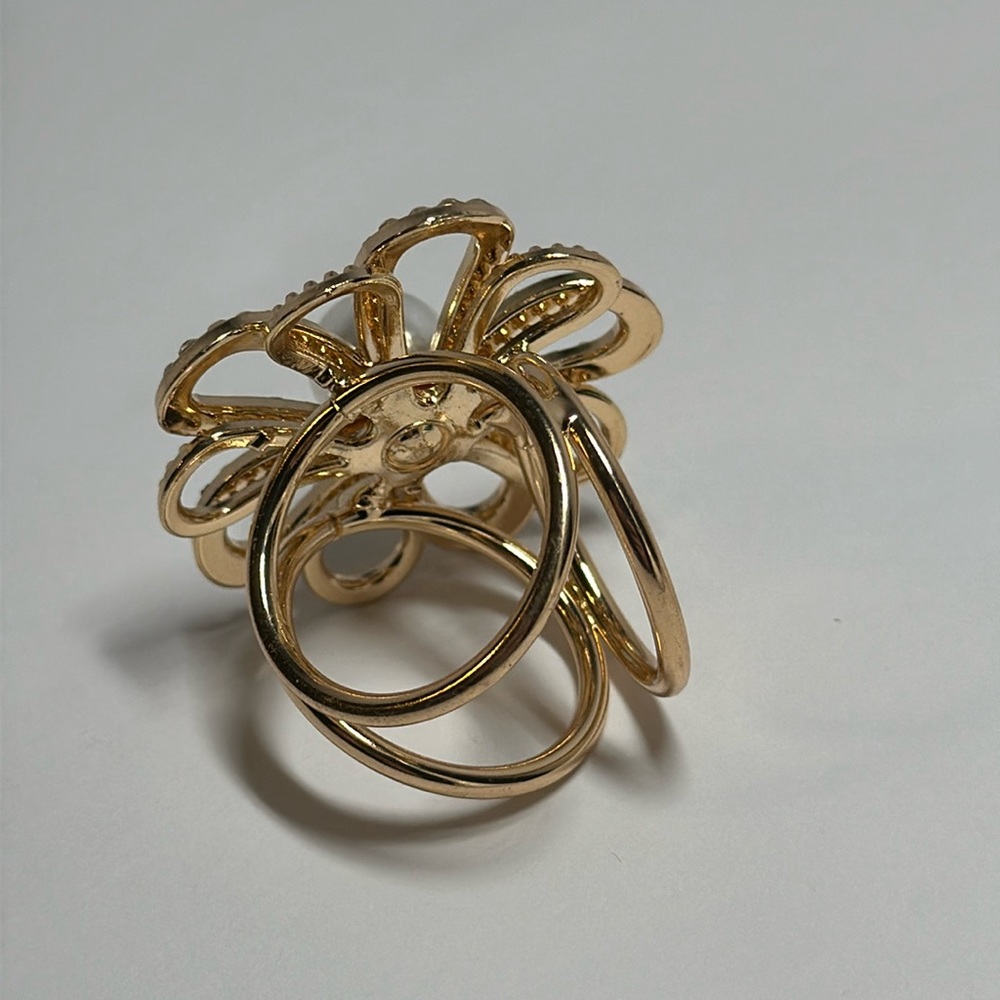 Floral Scarf Ring - #169 - Picture 4 of 5
